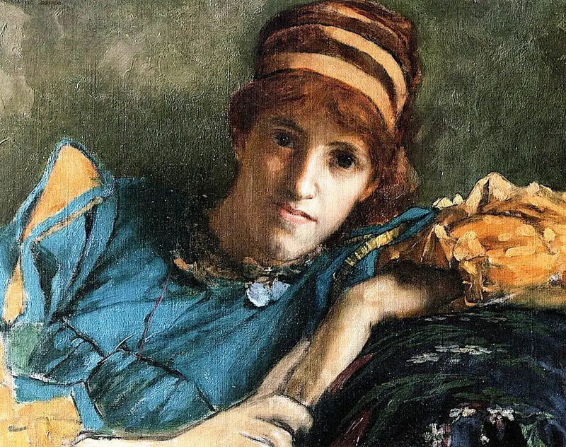 로라 테레사 에프스 양 (레이디 알마 타데마) 초상화 - 로렌스 알마-타데마