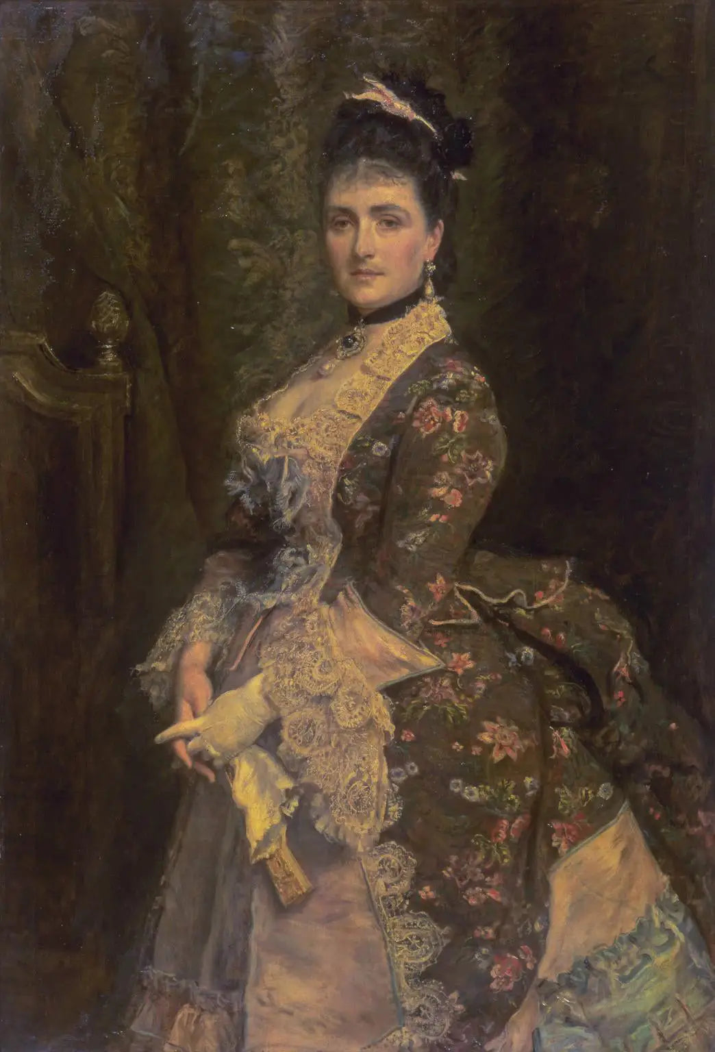 Portrait de Mme Bischoffsheim - John Everett Millais image 1 reproduction réalisée par Alpha Reproduction