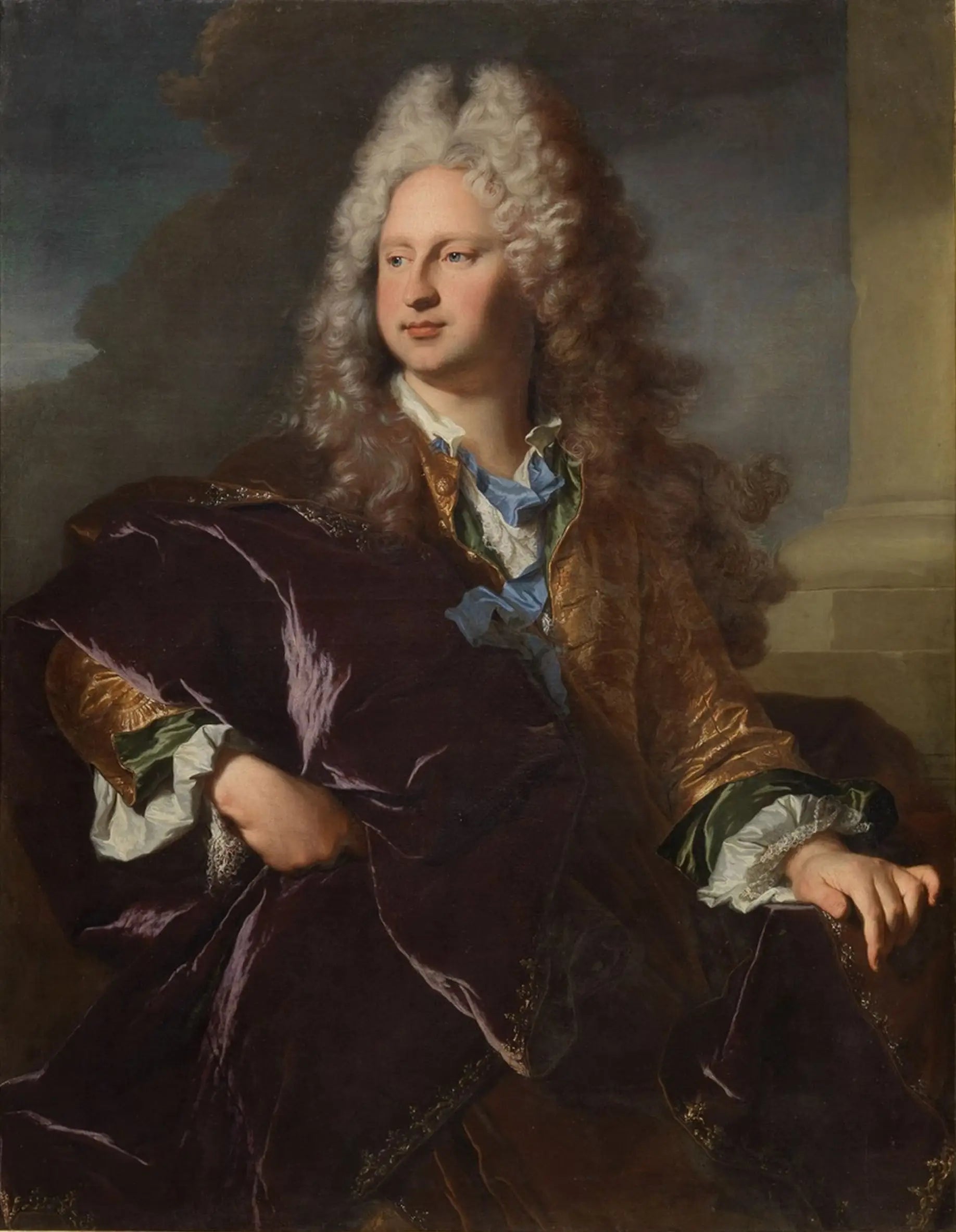 Portrait de Néri Maria Corsini - Hyacinthe Rigaud image 1 reproduction d’œuvre d’art à l’huile