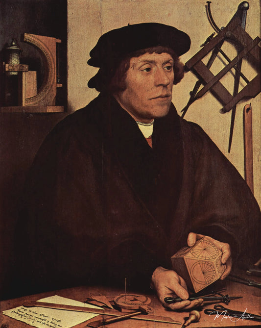 Portrait de Nicholas Kratzer - Hans Holbein le Jeune - Reproductions de tableaux et peintures haut de gamme