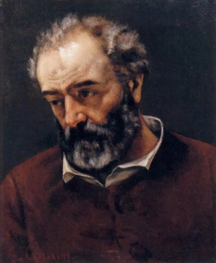 Portrait de Paul Chenavard - Gustave Courbet image 1 reproduction de peinture à l’huile