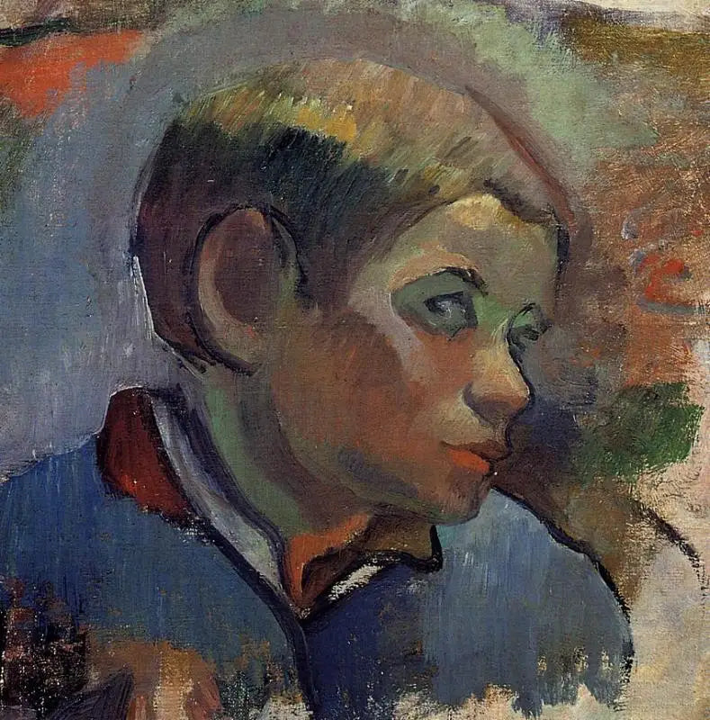 Reproduction du tableau « Portrait de petit garçon - Paul Gauguin » par Alpha Reproduction en peinture à l’huile
