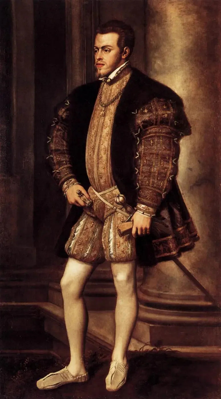 스페인 필리프 2세 초상화 - 티치아노