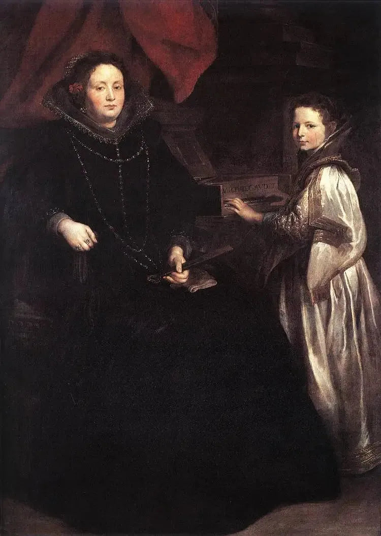 포르치아 임페리얼과 그의 딸 마리아 프란체스카의 초상화 - 앙투안 반 다이크

Source:
Portrait de Porzia Impériale et de sa fille Maria Francesca - Antoine van Dyck