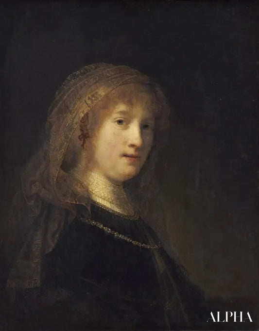 Portrait de Saskia van Uylenburgh - Rembrandt van Rijn - Reproductions de tableaux et peintures haut de gamme