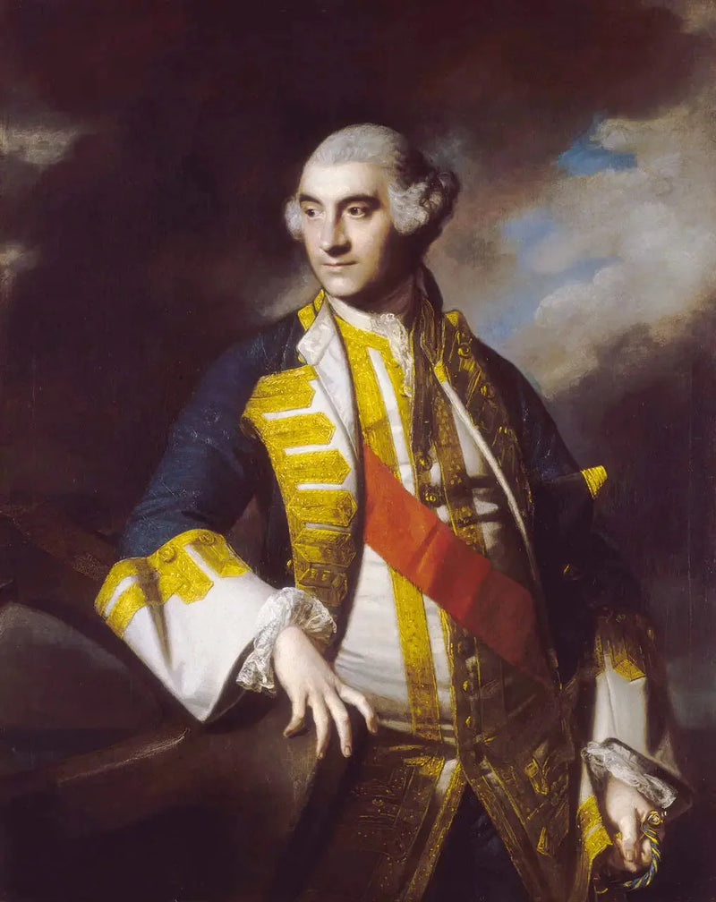 찰스 Saunders 경의 초상화 (약 1715-1775) - 조슈아 레이놀즈