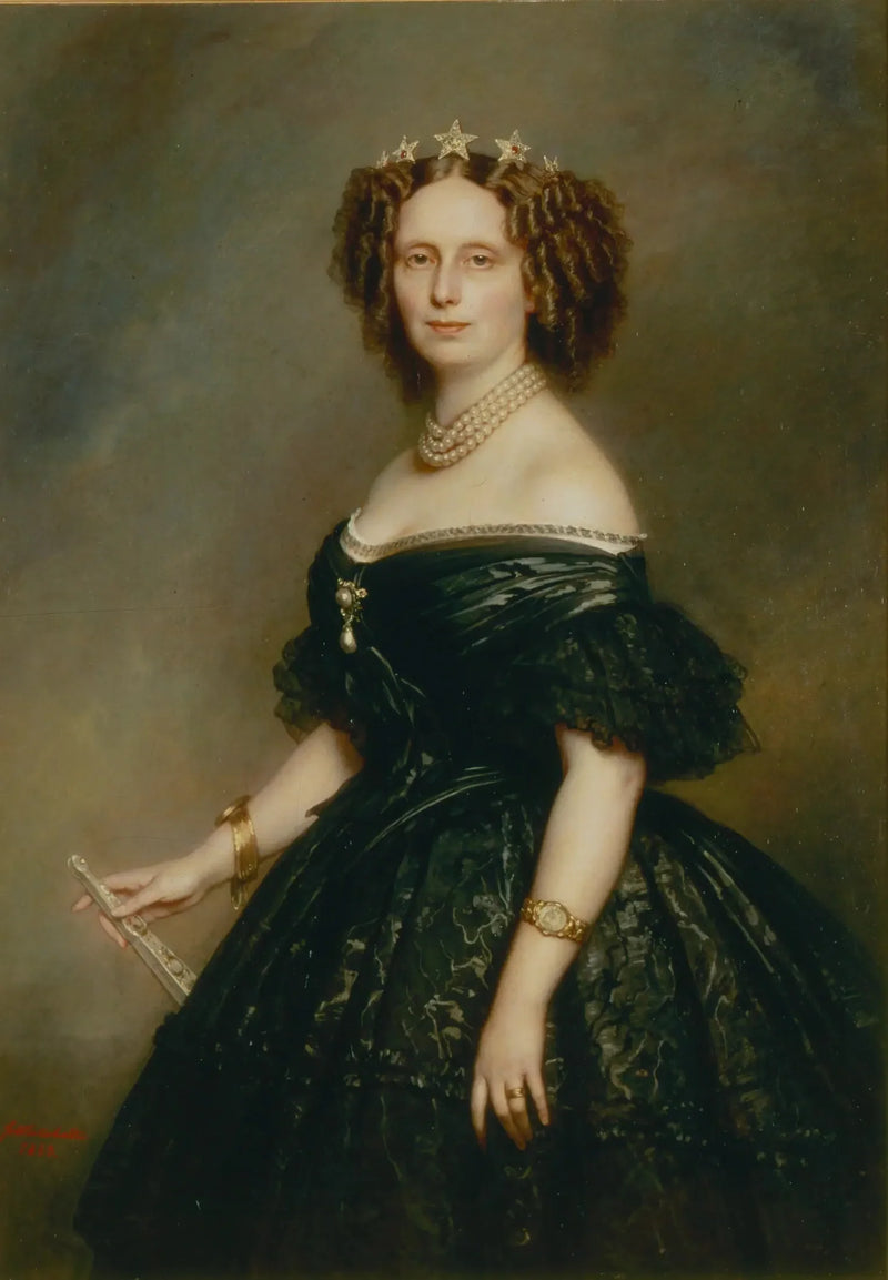 소피 드 뷔르템베르크 초상화 (1818–1877), 네덜란드 여왕 - 프란츠 자베르 윈터할터

Source:
Portrait de Sophie de Wurtemberg (1818–1877), reine des Pays-Bas - Franz Xaver Winterhalter