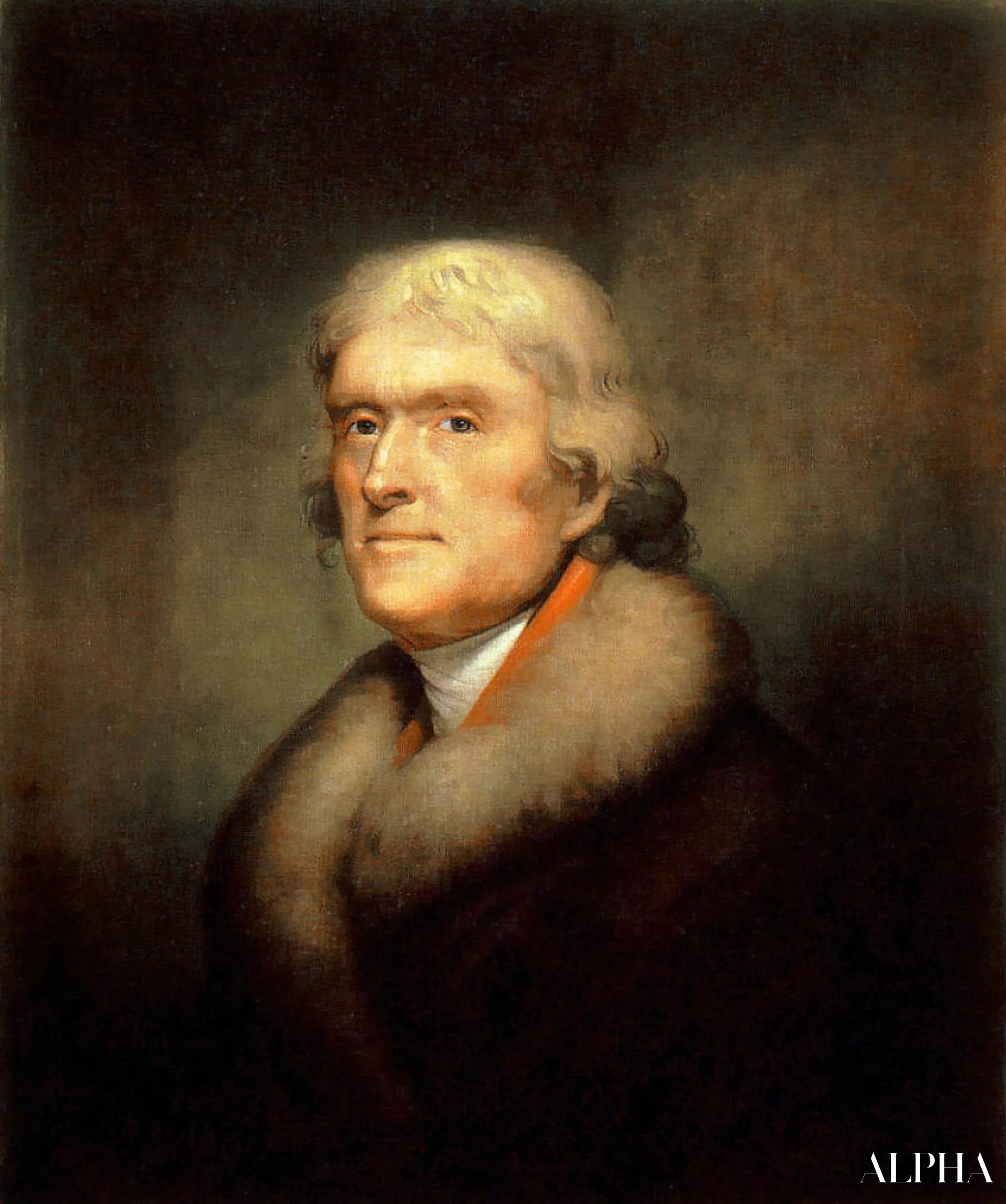 Portrait de Thomas Jefferson, 1805 - Rembrandt Peale - Reproductions de tableaux et peintures haut de gamme