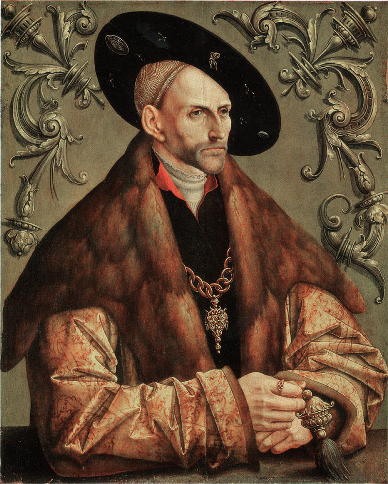 에드자르 1세 백작, 오스트프리슬란트의 초상화 - 야곱 코르넬리스 반 오스트산엔