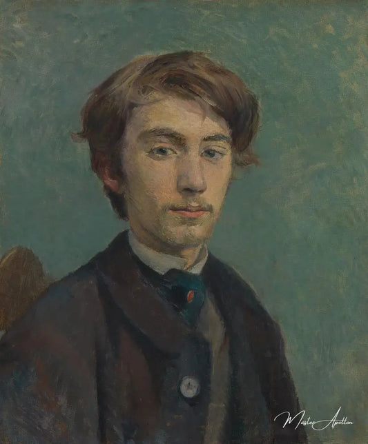 Portrait d'Émile Bernard - Toulouse Lautrec - Reproductions de tableaux et peintures haut de gamme