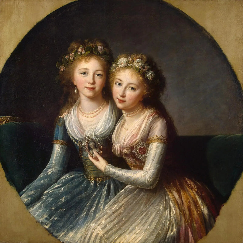 폴 1세 황제의 딸들의 초상화 - 엘리자베스 비제 르 브뤼른

Source:
Portrait des filles de l'empereur Paul Ier - Élisabeth Vigée Le Brun