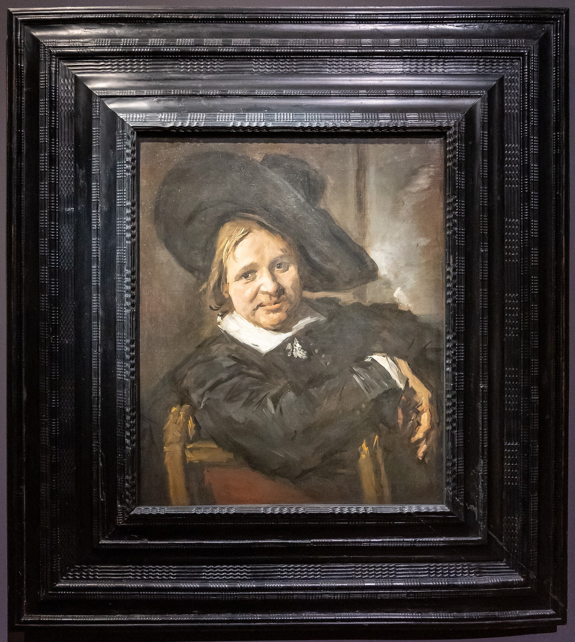 Portrait d'Isaac Massa au chapeau - Frans Hals