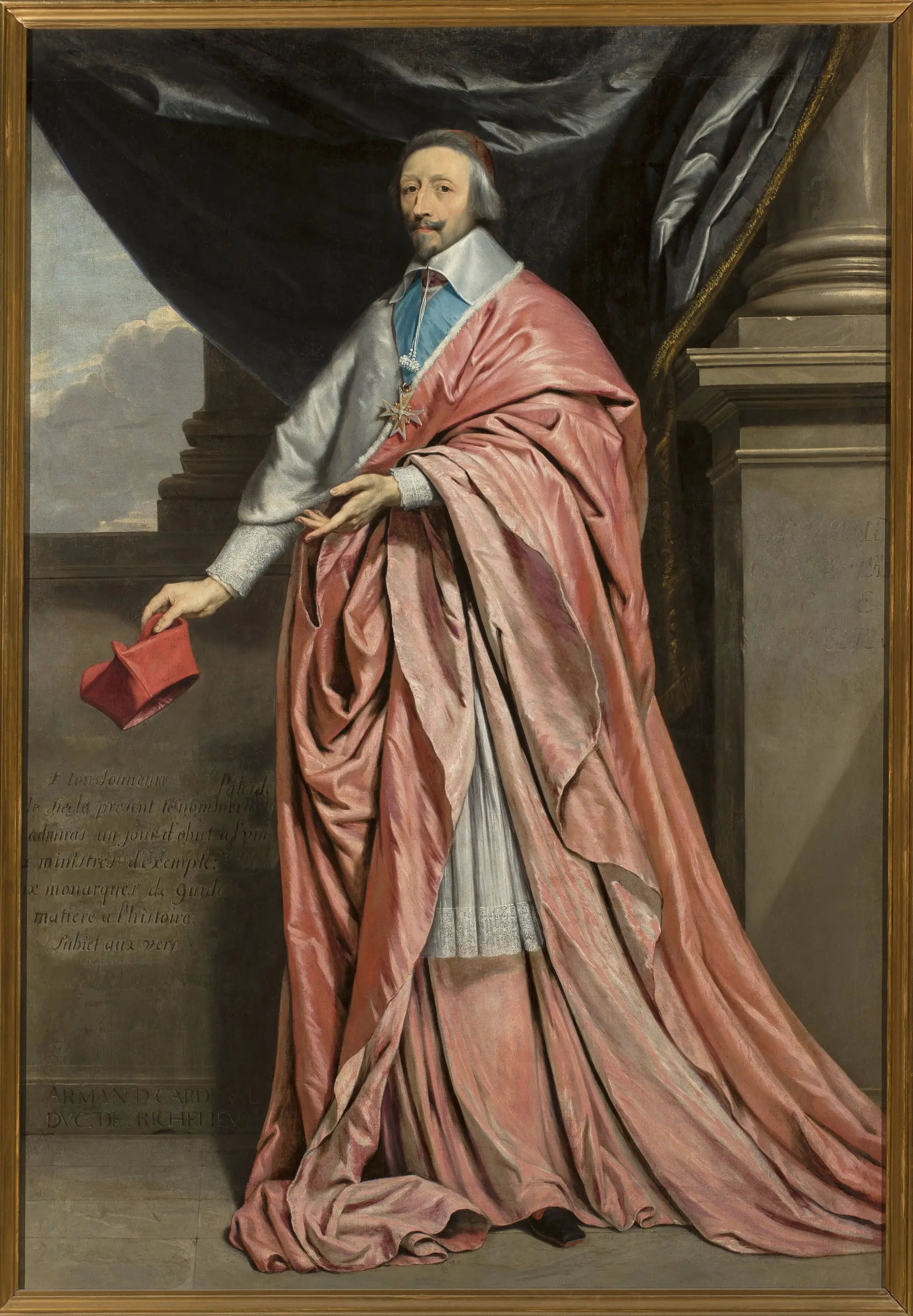 Portrait du cardinal de Richelieu. - Philippe de Champaigne - Alpha Reproduction