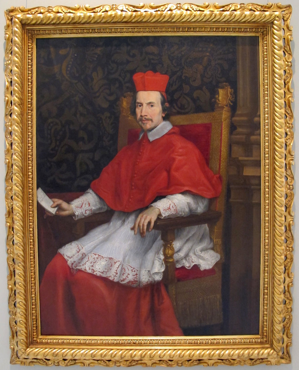Portrait du cardinal Marco Galli - Giovanni Battista Gaulli image 1 tableau peint à l’huile sur toile