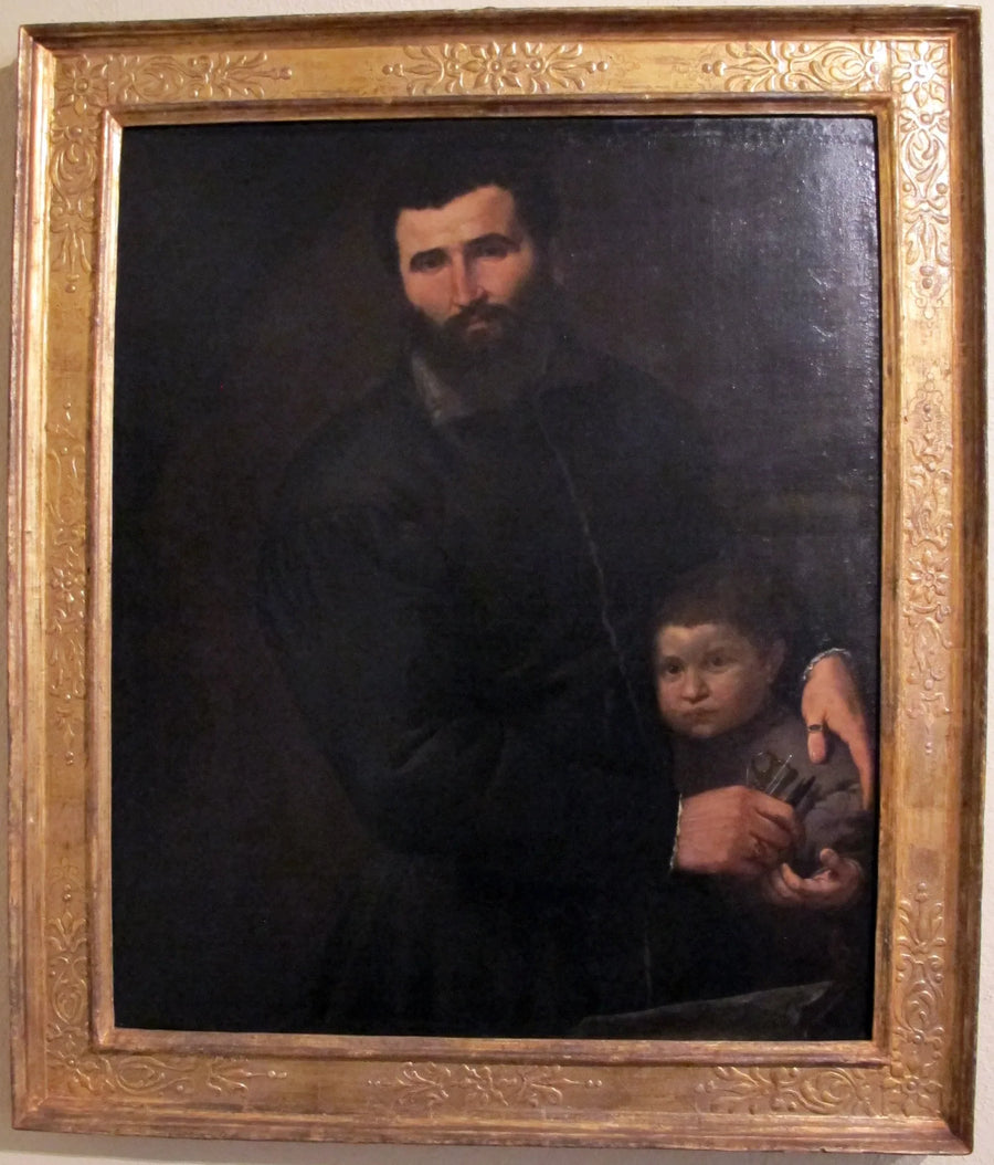 의사 Gian Giacomo Bonamigo와 그의 아들 Giovanni Antonio의 초상화 - Lorenzo Lotto