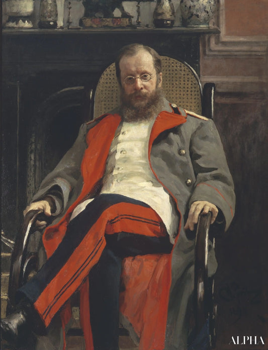 Portrait du compositeur Cesar Antonovich Cui - Ilya Repin - Reproductions de tableaux et peintures haut de gamme