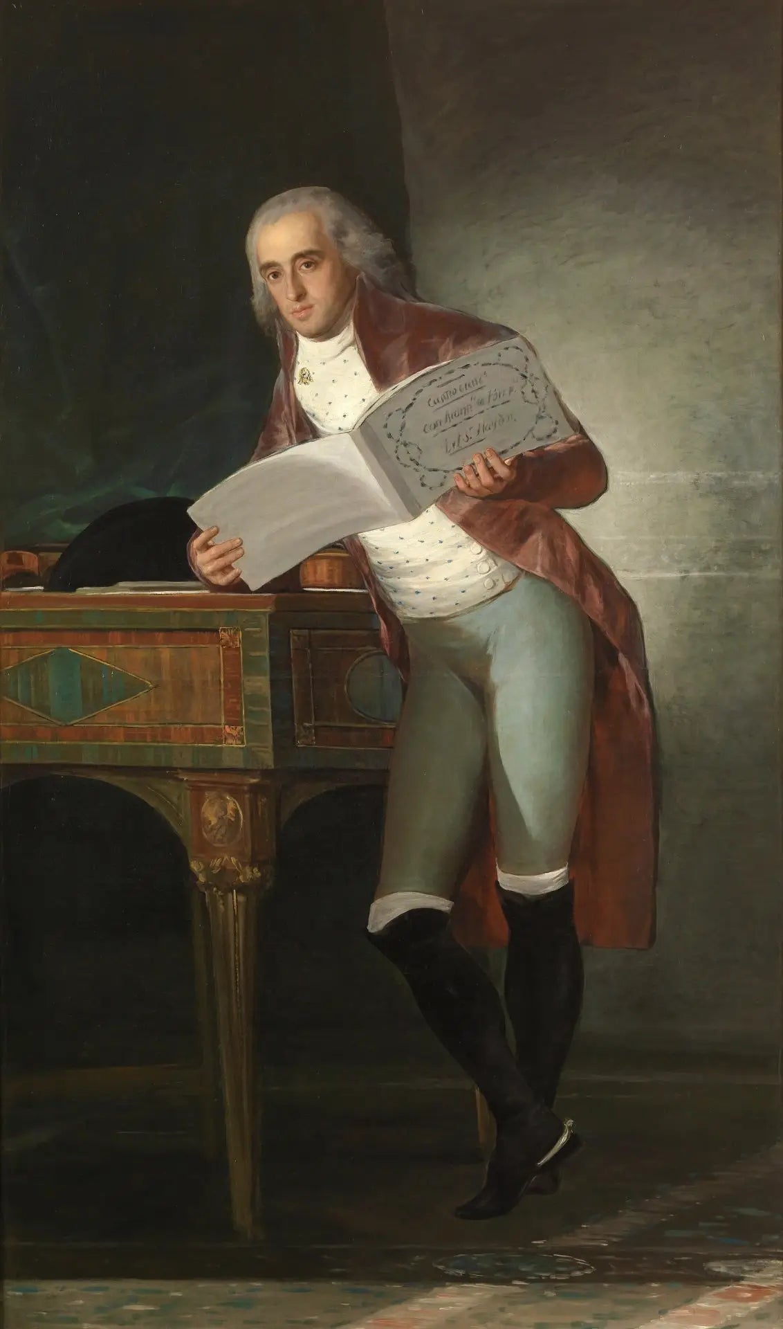 portrait du duc d'Albe - Francisco de Goya image 1 reproduction de peinture à l’huile