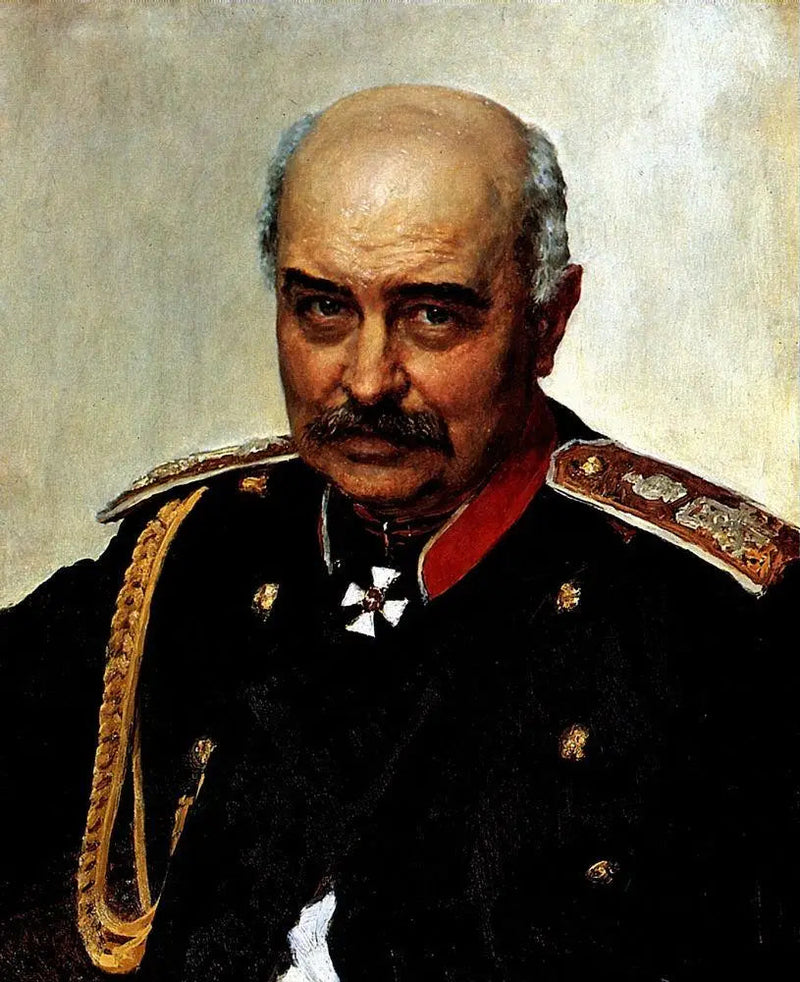 미하일 이바노비치 드라고미로프 장군이자 정치가의 초상화. - 일리야 레핀

Source:
Portrait du général et homme d'État Mikhaïl Ivanovitch Dragomirov. - Ilya Repin