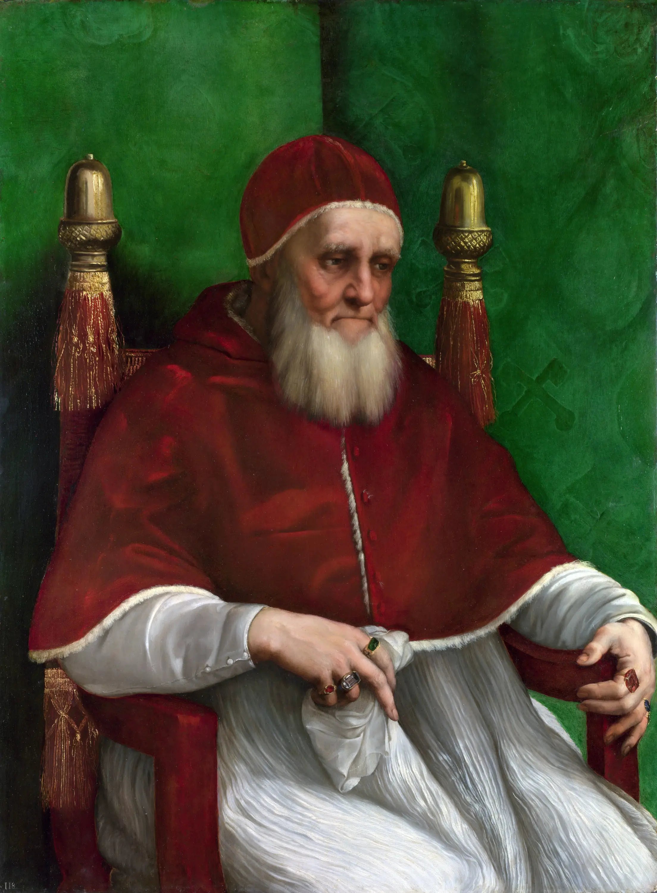 Portrait du pape Jules II - Raphaël Sanzio image 1 reproduction réalisée par Alpha Reproduction