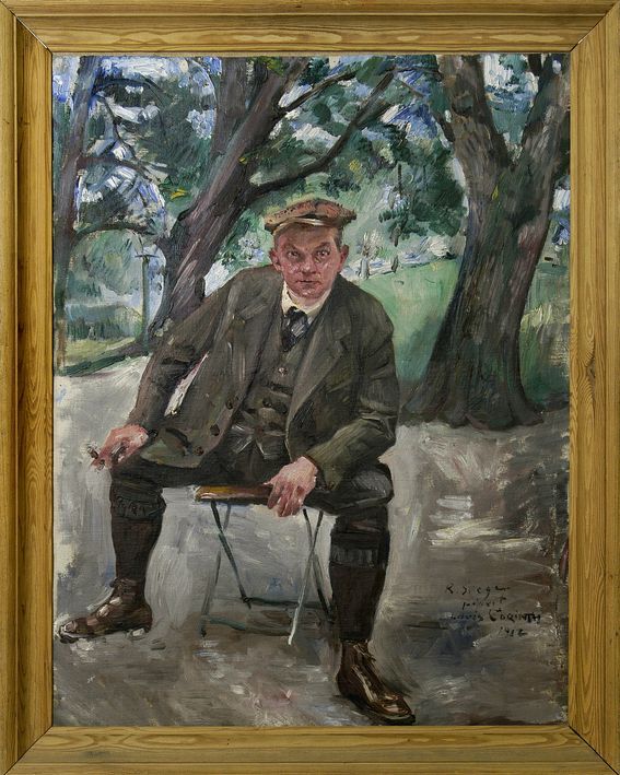 Portrait du peintre Rudolf Sieger - Lovis Corinth image 1 copie peinte à la main à l’huile