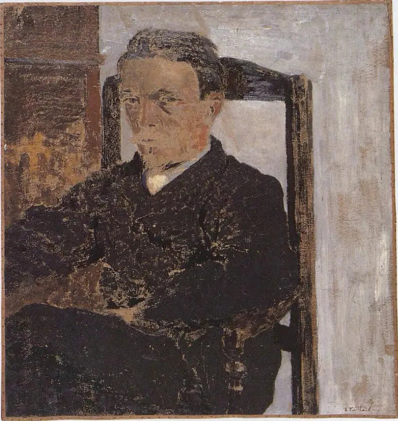 화가 Vallotton의 초상화 - Édouard Vuillard