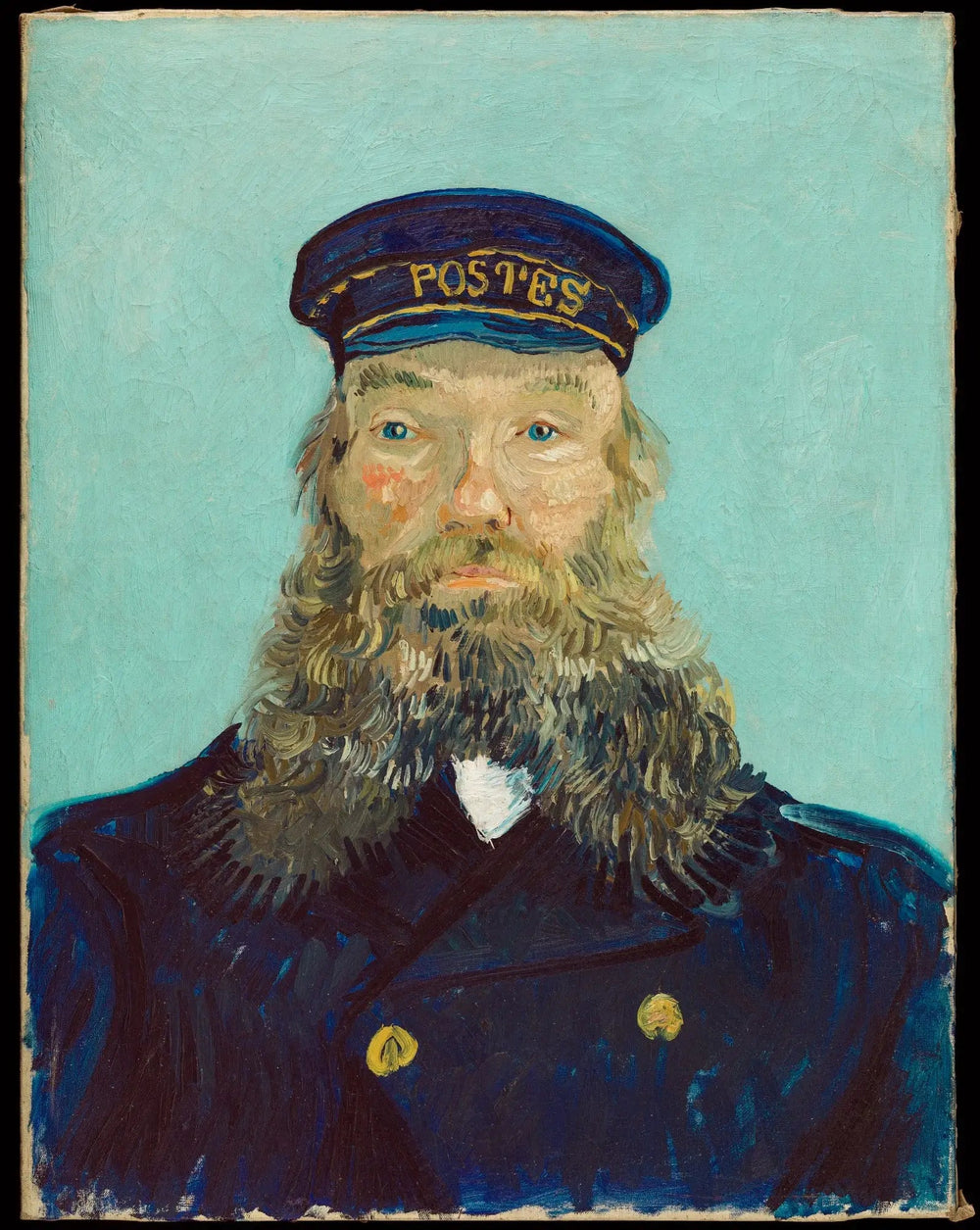 Portrait du postier Joseph Roulin - Vincent van Gogh image 1 tableau peint à l’huile sur toile