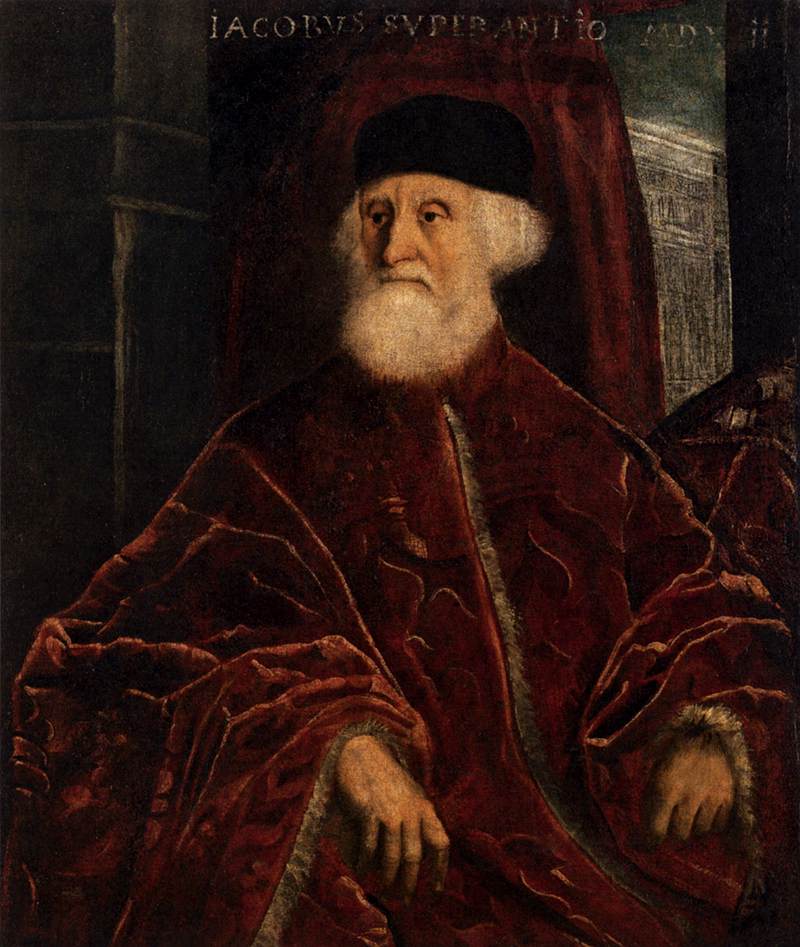 검사 Jacopo Soranzo의 초상화 - Jacopo Tintoretto
