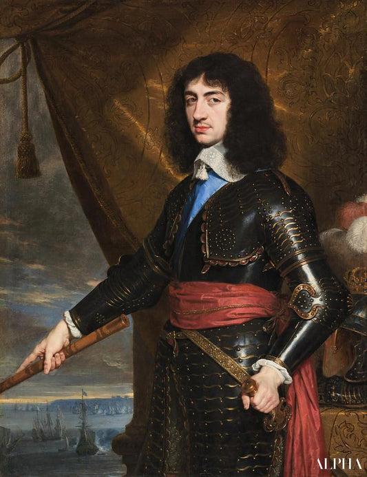 Portrait du roi Charles II d'Angleterre - Philippe de Champaigne - Reproductions de tableaux et peintures haut de gamme