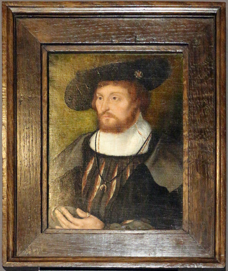 덴마크 크리스티안 2세 왕의 초상화 (1481-1559) - Joos van Cleve