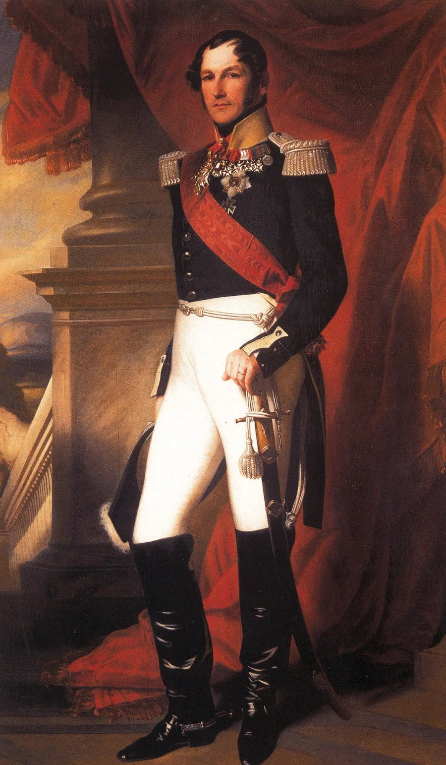 군복을 입은 레오폴드 1세 왕의 초상화 - 프란츠 자버 윈터할터

Source:
Portrait du roi Léopold Ier en uniforme - Franz Xaver Winterhalter