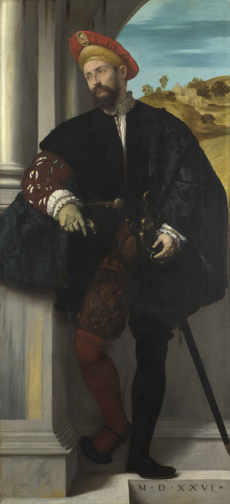 신사 초상화 - 알레산드로 본비치노