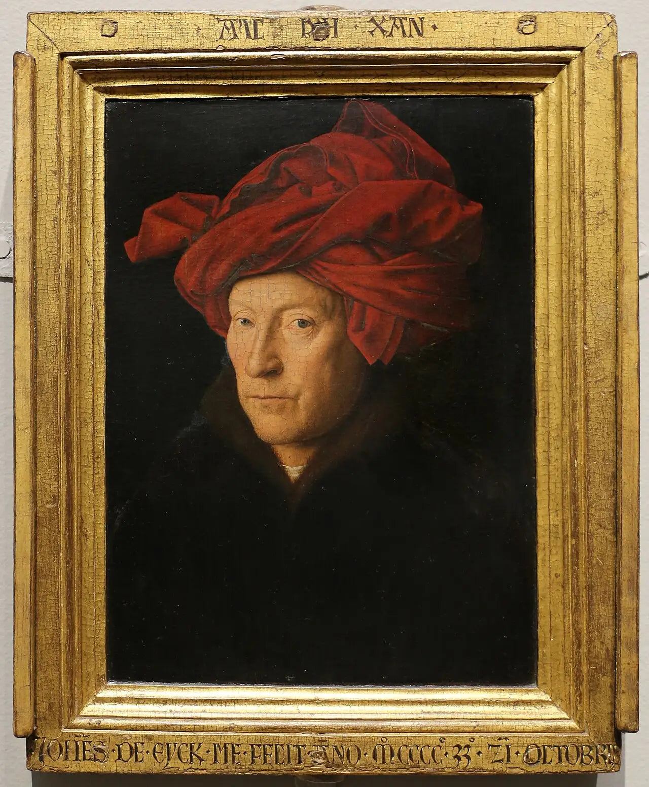 Portrait d’un homme (autoportrait?) - Jan van Eyck - Alpha Reproduction
