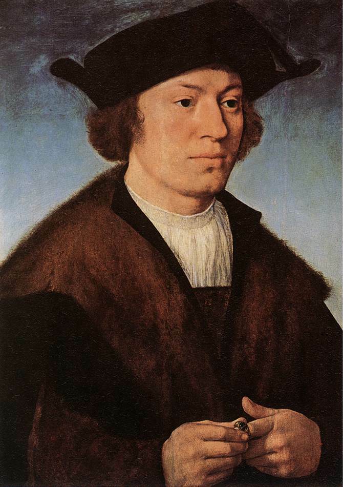 남자 초상화 - Joos van Cleve