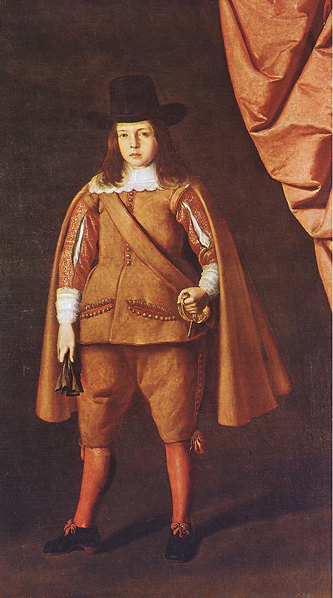 젊은 귀족의 초상화 (Juan Francisco de la Cerda Enríquez de Ribera, Marqués de Cogolludo) - Francisco de Zurbarán