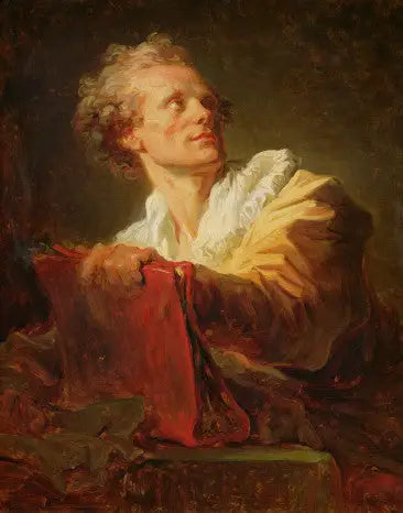 Portrait d’un jeune artiste - Jean-Honoré Fragonard - Alpha Reproduction