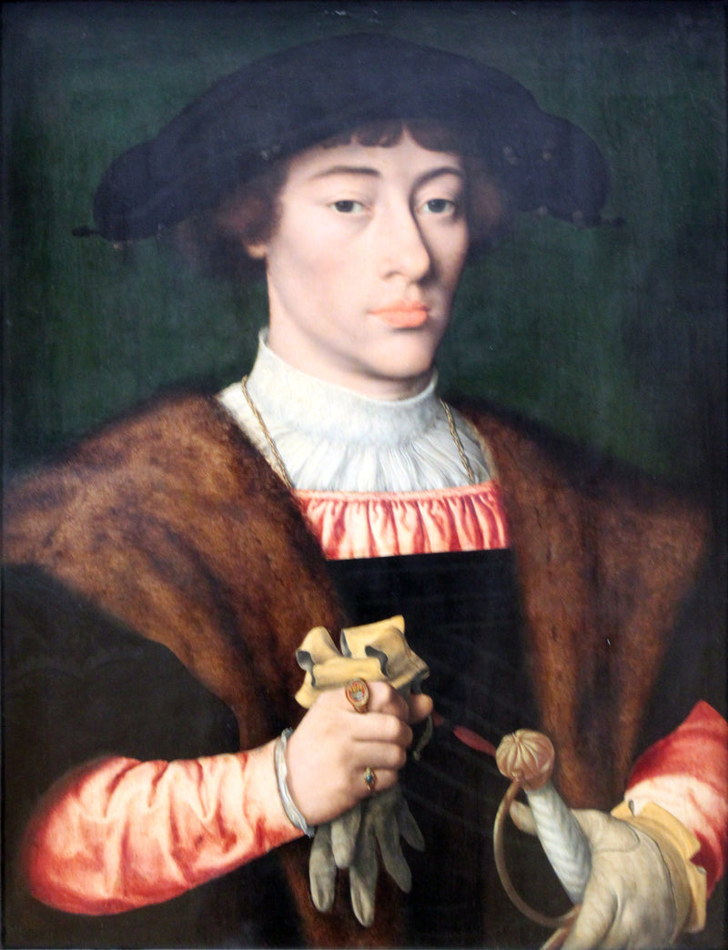 젊은 남성의 초상화 - Joos van Cleve