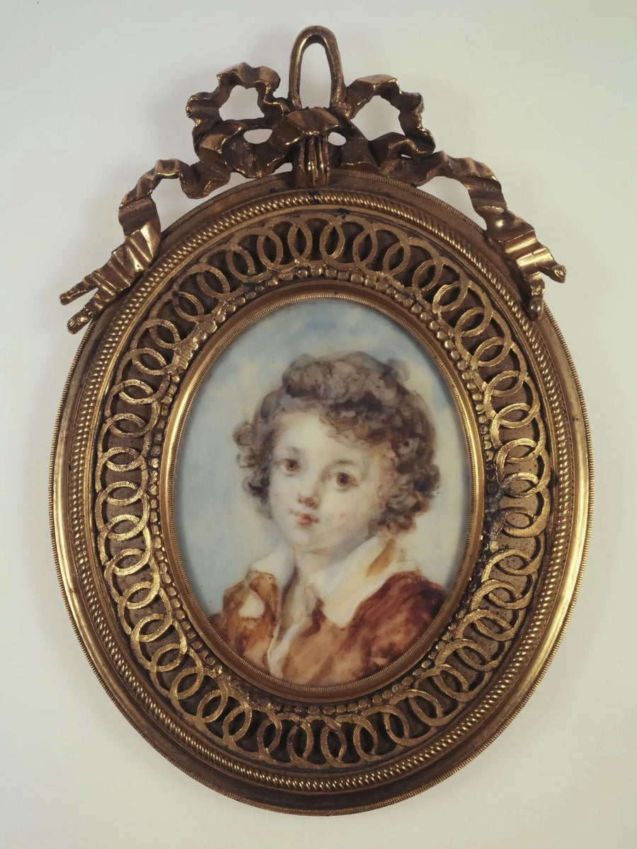 소년의 흉상 초상화 - 장-오노레 프라고나르