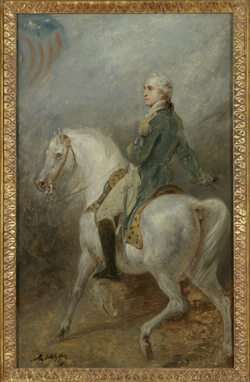 조지 워싱턴의 말 그림 초상화 - Ary Scheffer