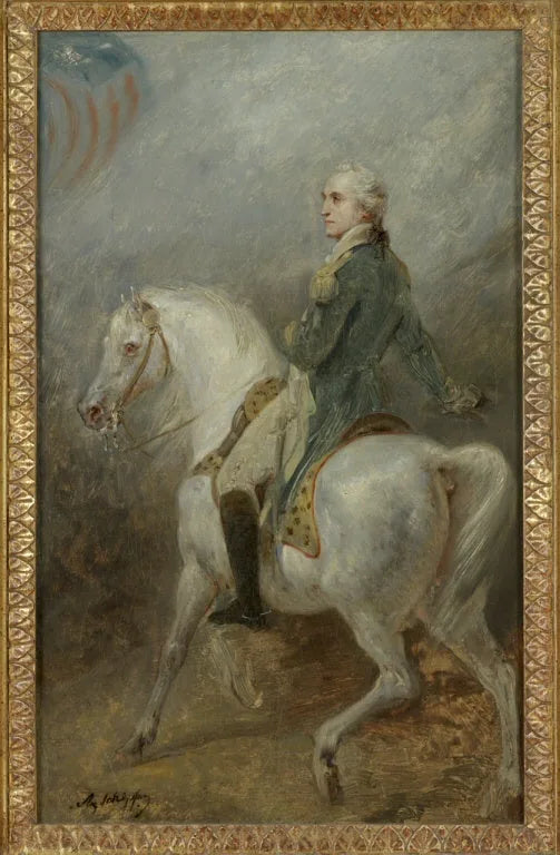 조지 워싱턴의 말 그림 초상화 - Ary Scheffer