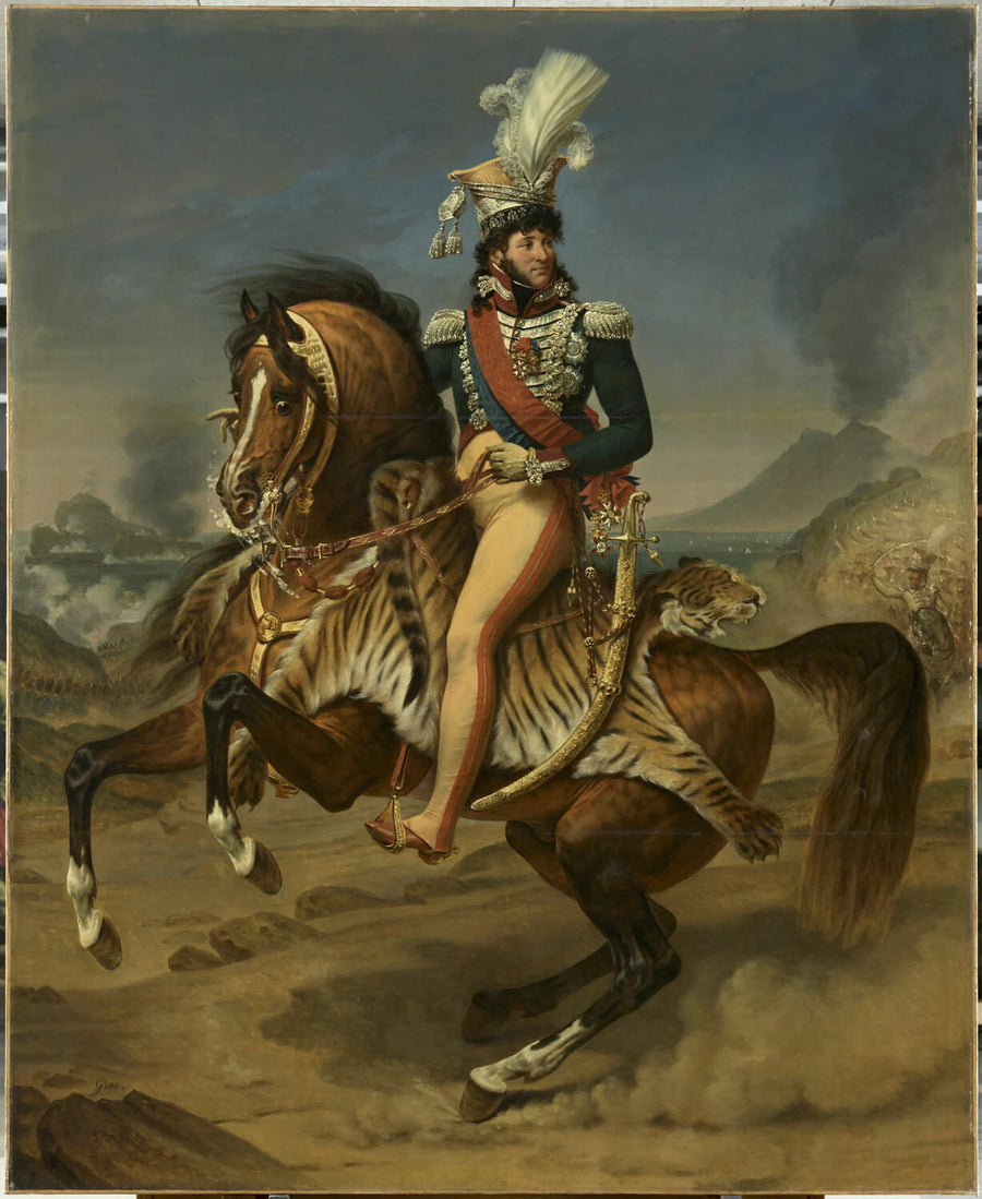 Portrait équestre de Joachim Murat (1767-1815), roi de Naples - Antoine-Jean Baron Gros