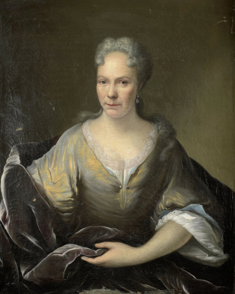 Portrait d'une femme. - Artiste inconnu du Rijksmuseum