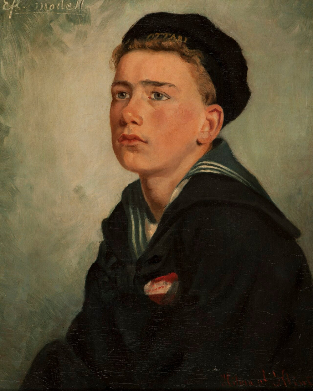Portrait - Hilma af Klint image 1 copie de tableau peinte à la main