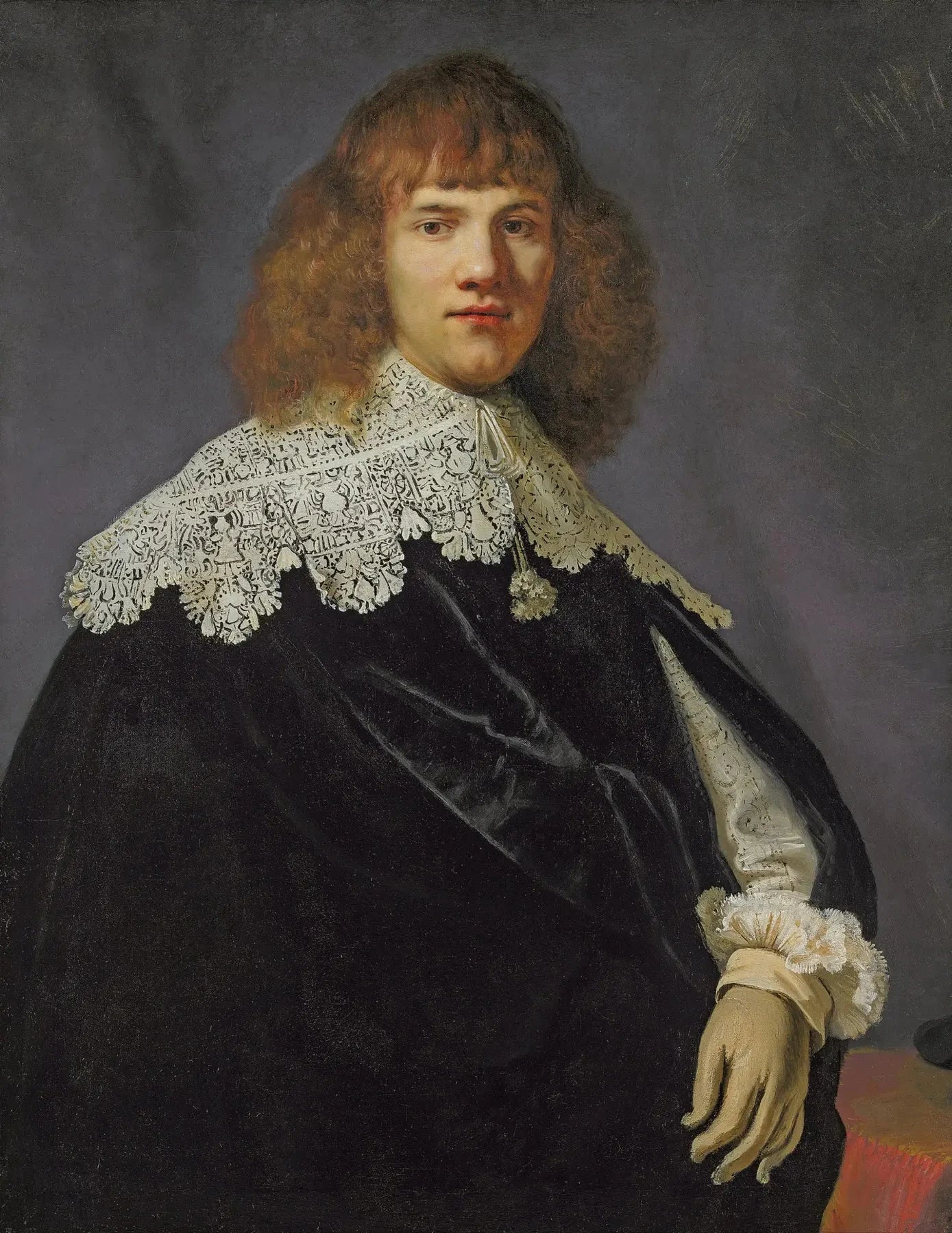 Portrait d’un jeune gentilhomme — attribué à Rembrandt, vers 1635