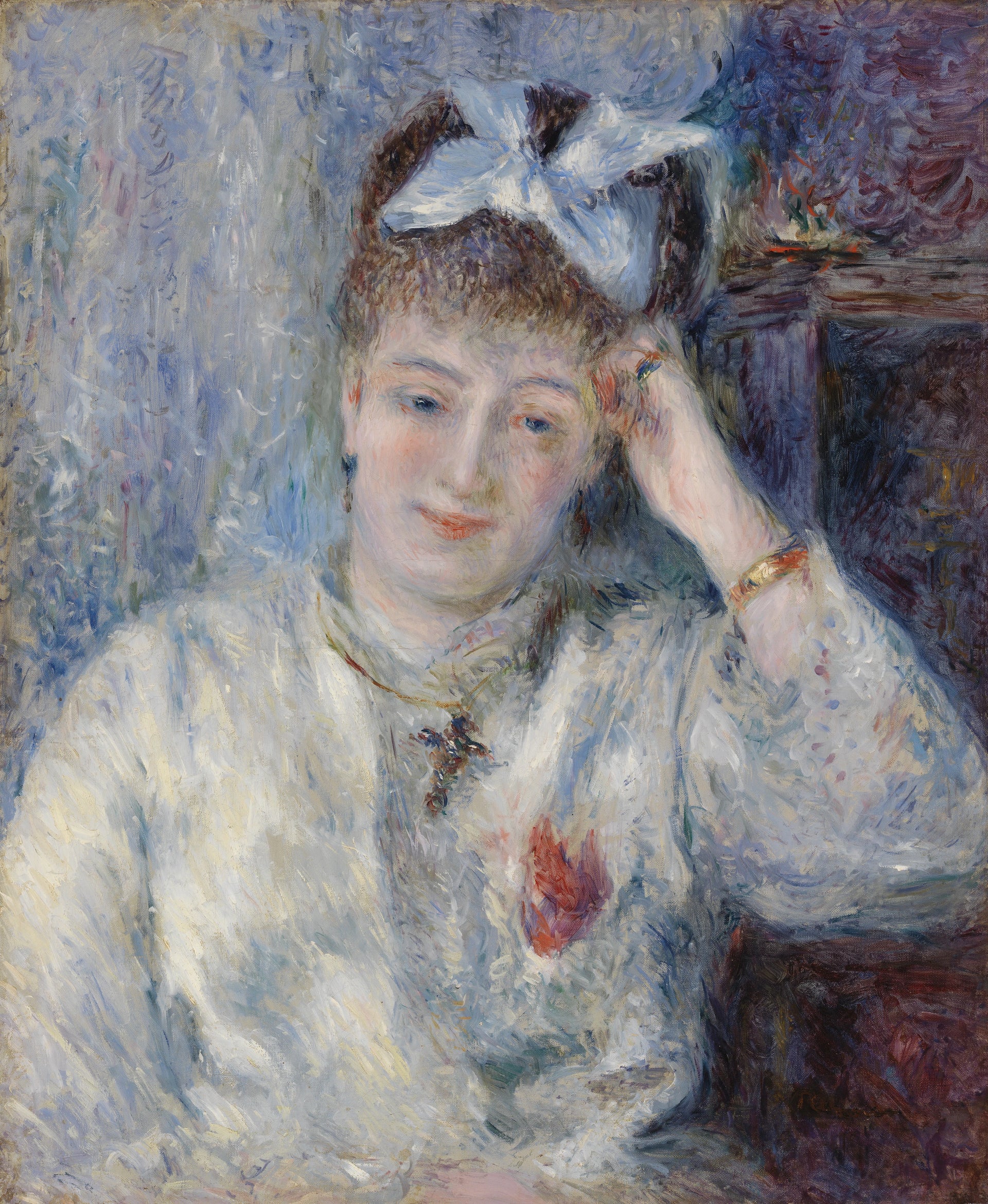 Portrait de Mademoiselle Marie Murer de Renoir, Barnes Foundation BF712