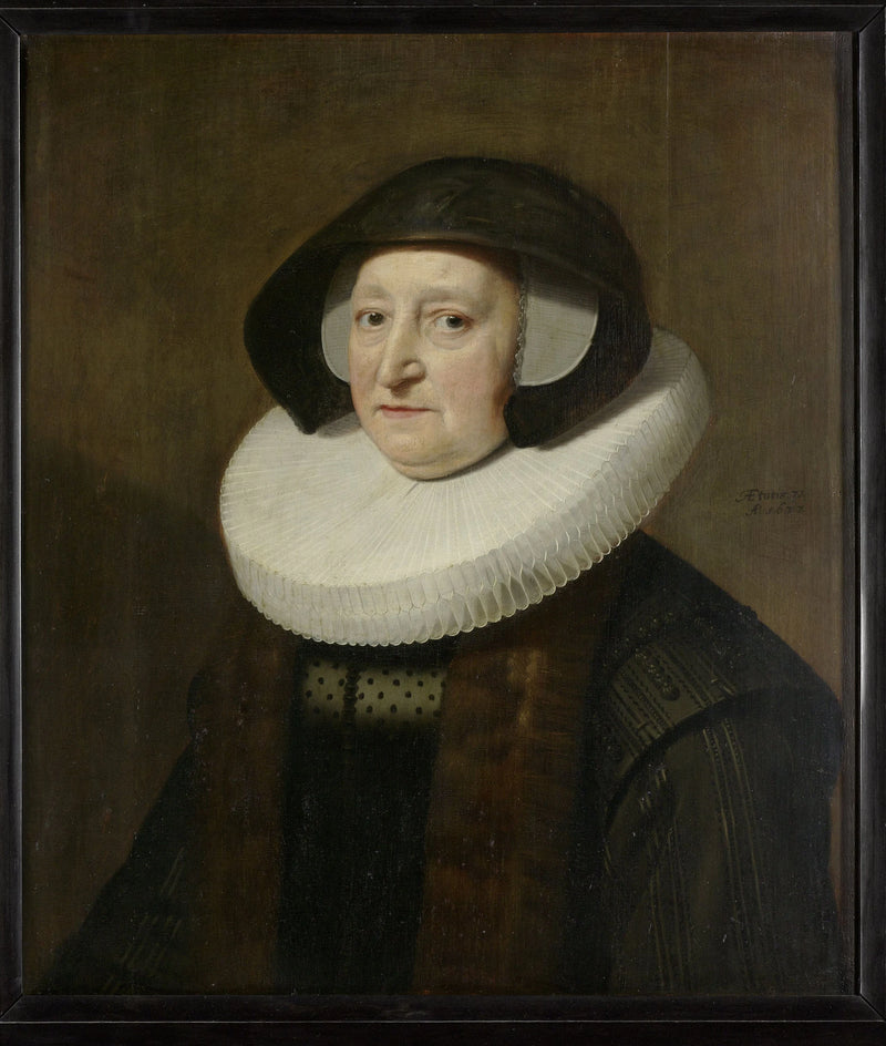 Portrait de Marie Petitpas (?-1640) - Michiel van Mierevelt