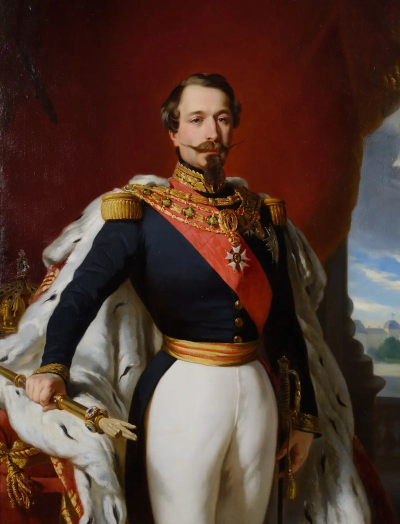 나폴레옹 3세 공식 초상화 - 프란츠 자버 윈터할터

Source:
Portrait officiel de Napoléon III - Franz Xaver Winterhalter