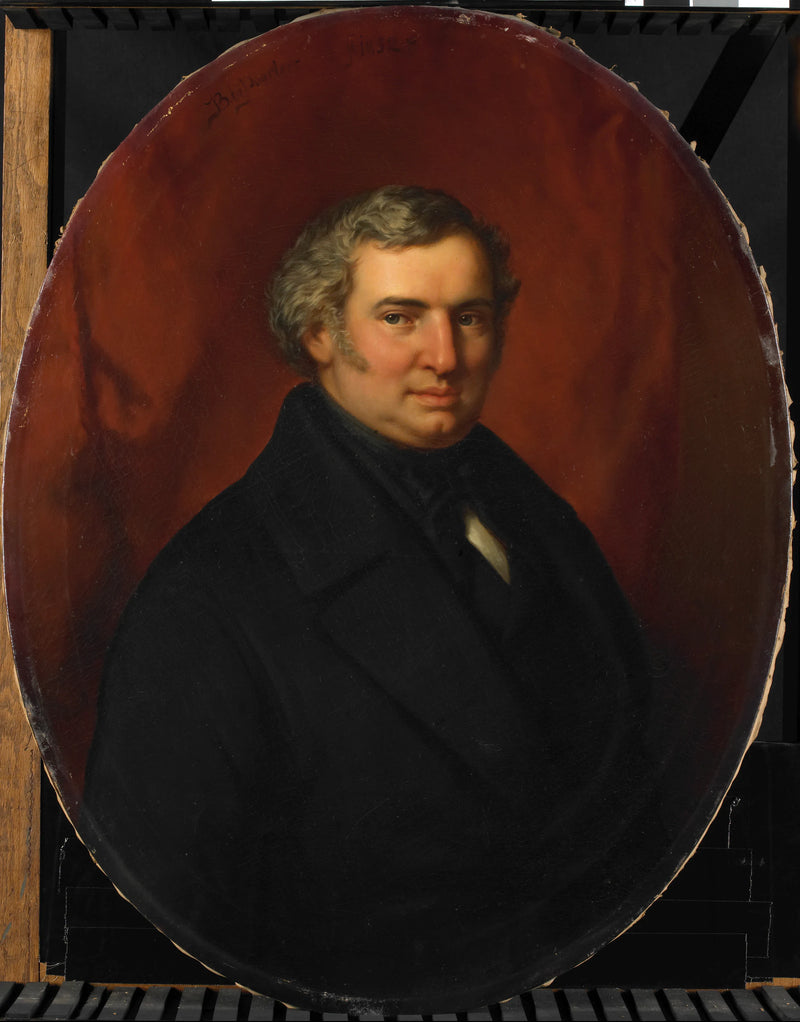 Portrait posthume de Hendrik André Cornelis Tierens (1794-1851). Officier municipal de Heusden - Bastiaan de Poorter