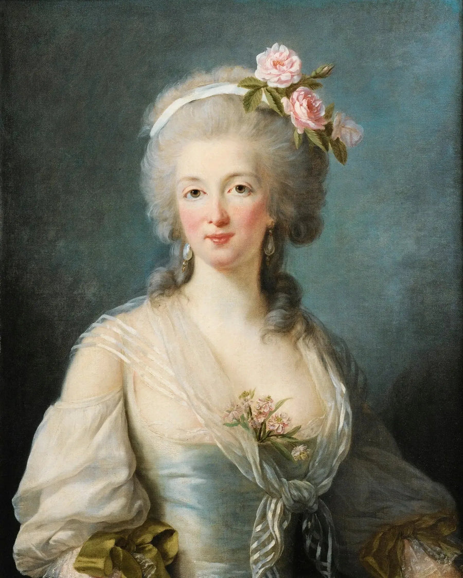 장미 부인 Jeanne de Valois-Saint-Rémy의 초상화 - 엘리자베스 비제 르 브룬

Source:
Portrait présumé de Jeanne de Valois-Saint-Rémy - Élisabeth Vigée Le Brun