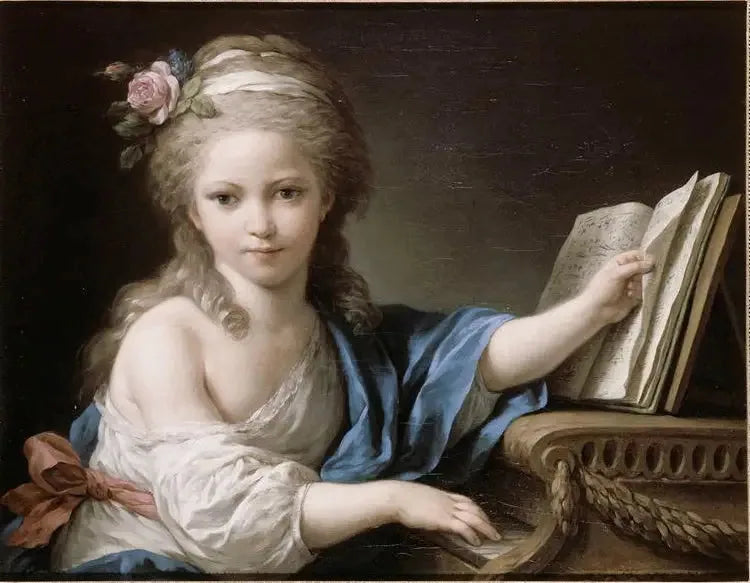 조세핀, Bergeret de Grancourt의 딸로 추정되는 초상화, 피아노 연주 - 루이 장 프랑수아 라그레네

Source:
Portrait présumé de Joséphine, fille de Bergeret de Grancourt, touchant le piano-forte - Louis Jean François Lagrenée