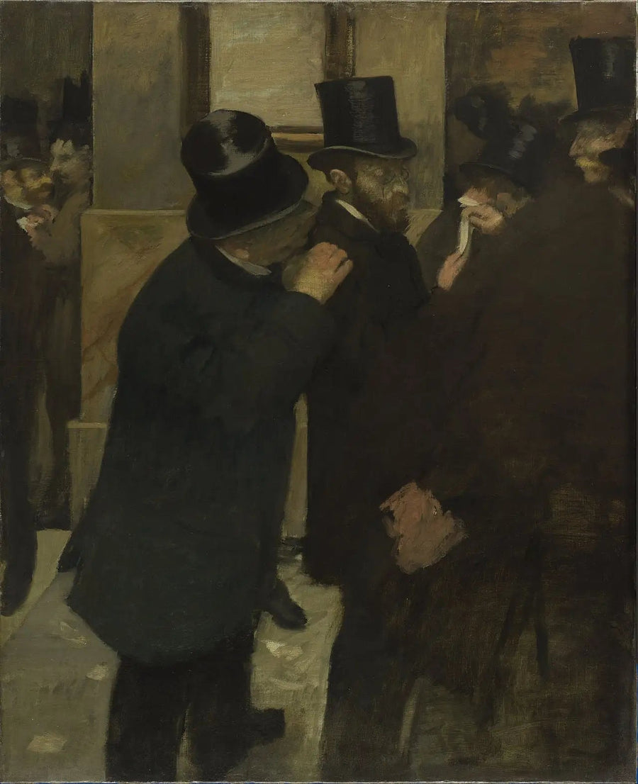 증권거래소의 초상 - 에드가 드가